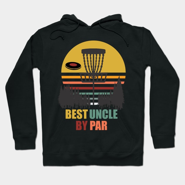 Disc Golf Best Uncle Hoodie by Wooly Bear Designs